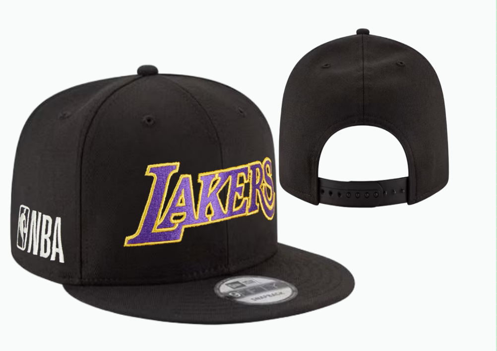 2025 Los Angeles Lakers black hat 005 YS->nba hats->Sports Caps